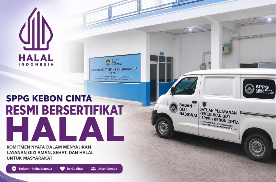 SPPG Kebon Cinta Ciwaringin Miliki Sertifikasi Lengkap hingga IPAL, Mantap Sukseskan Program MBG!